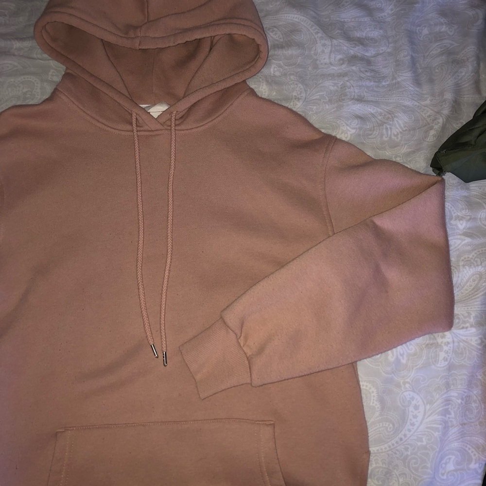 Mauve Pink Hoodie with Slits